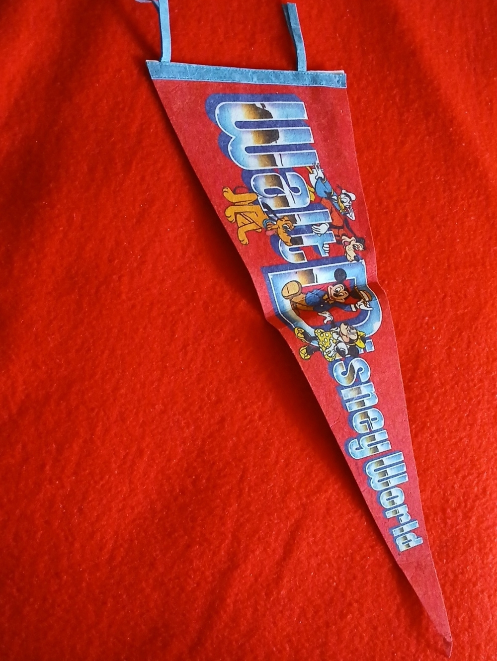 Vintage Walt Disney World Banner